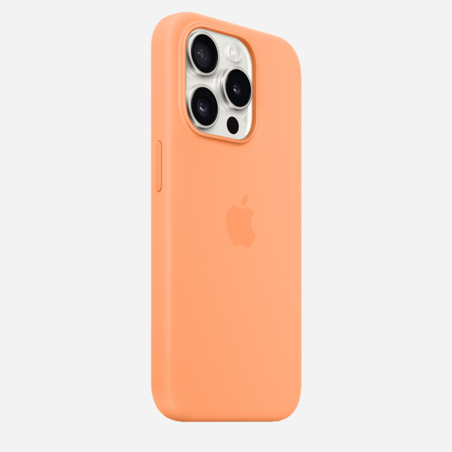 Iphone 15Pro Силиконов Калъф (Orange Sorbet) - Image 2