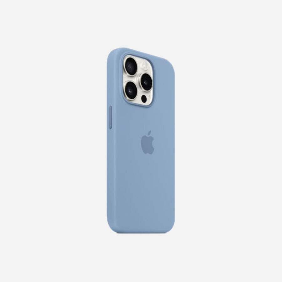 Iphone 15ProMax Силиконов Калъф (Winter Blue) - Image 2