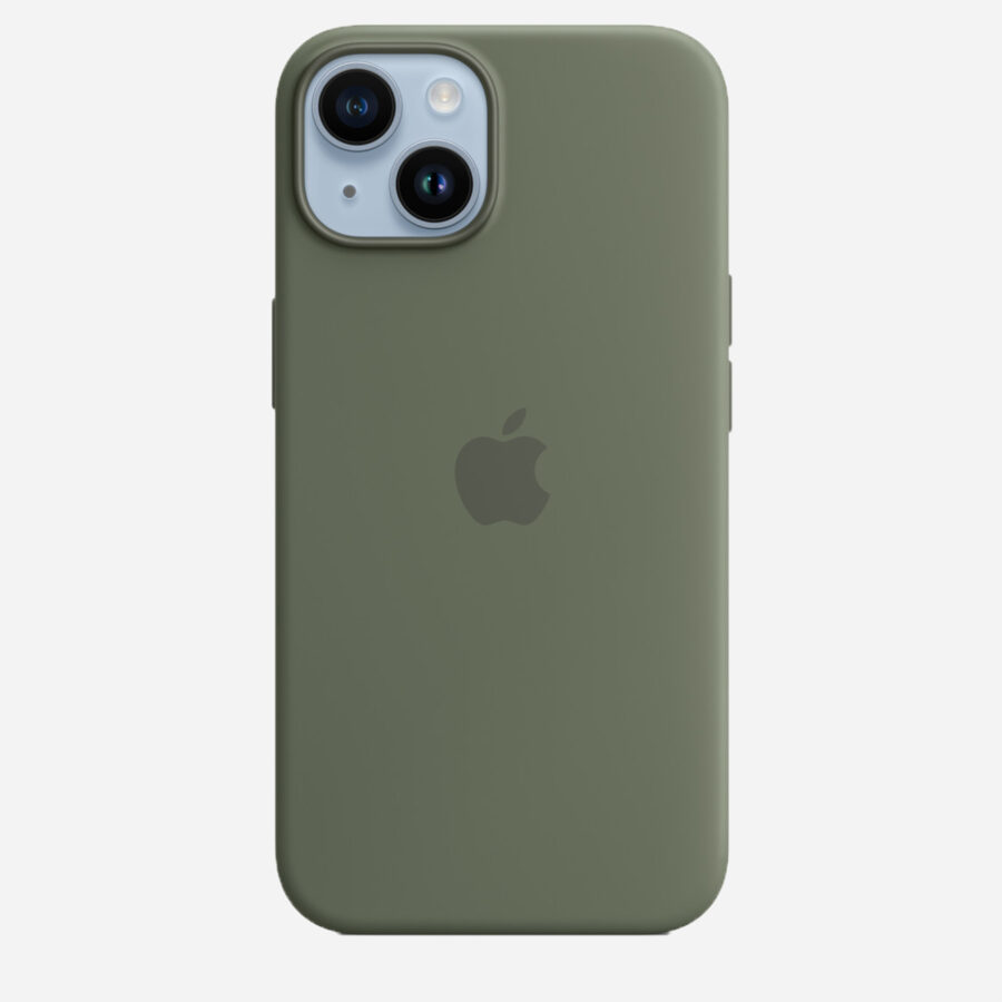 Iphone 14 Силиконов Калъф (Olive)