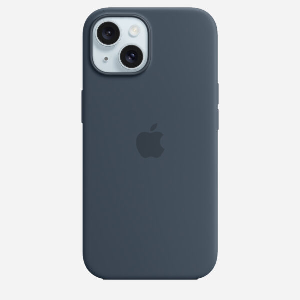 Iphone 15 Силиконов Калъф (Storm Blue)