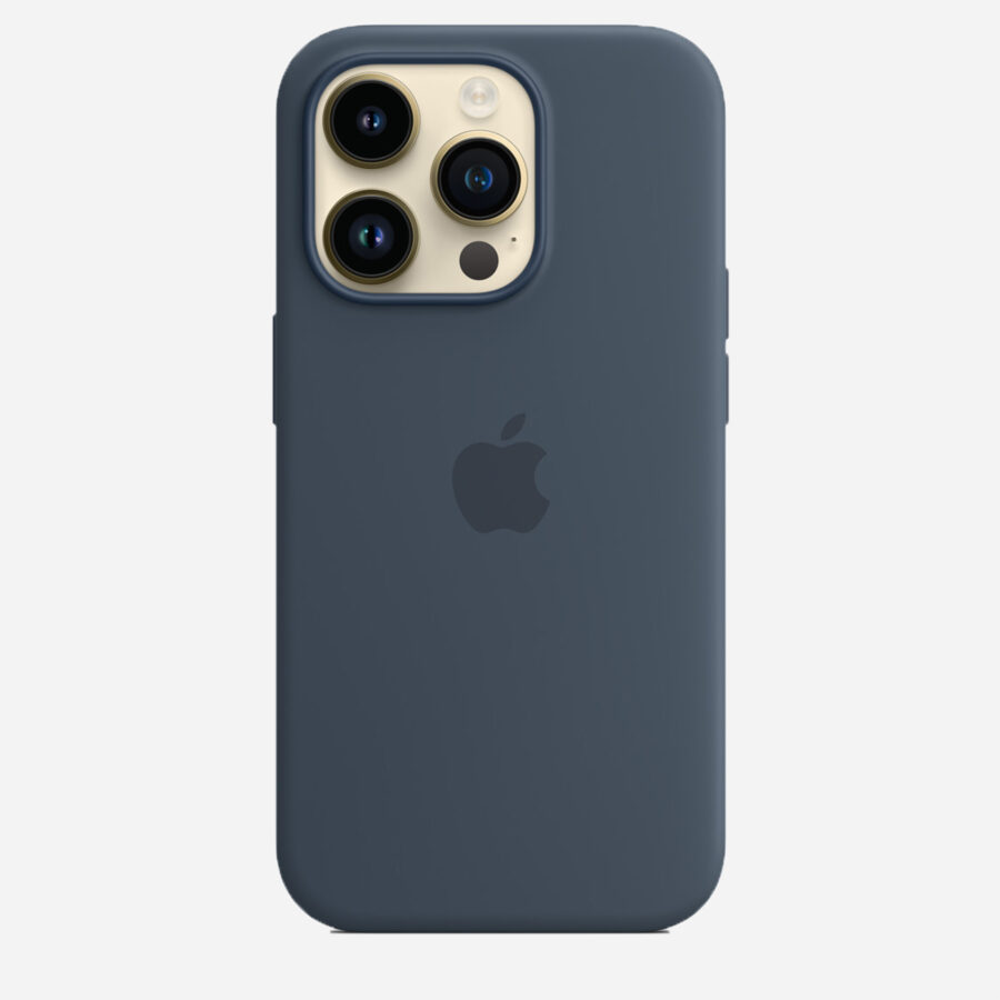 Iphone 14ProMax Силиконов Калъф(Storm Blue)