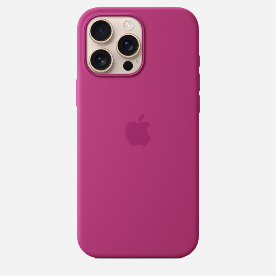 Iphone 16Pro Силиконов Калъф (Fuchsia)